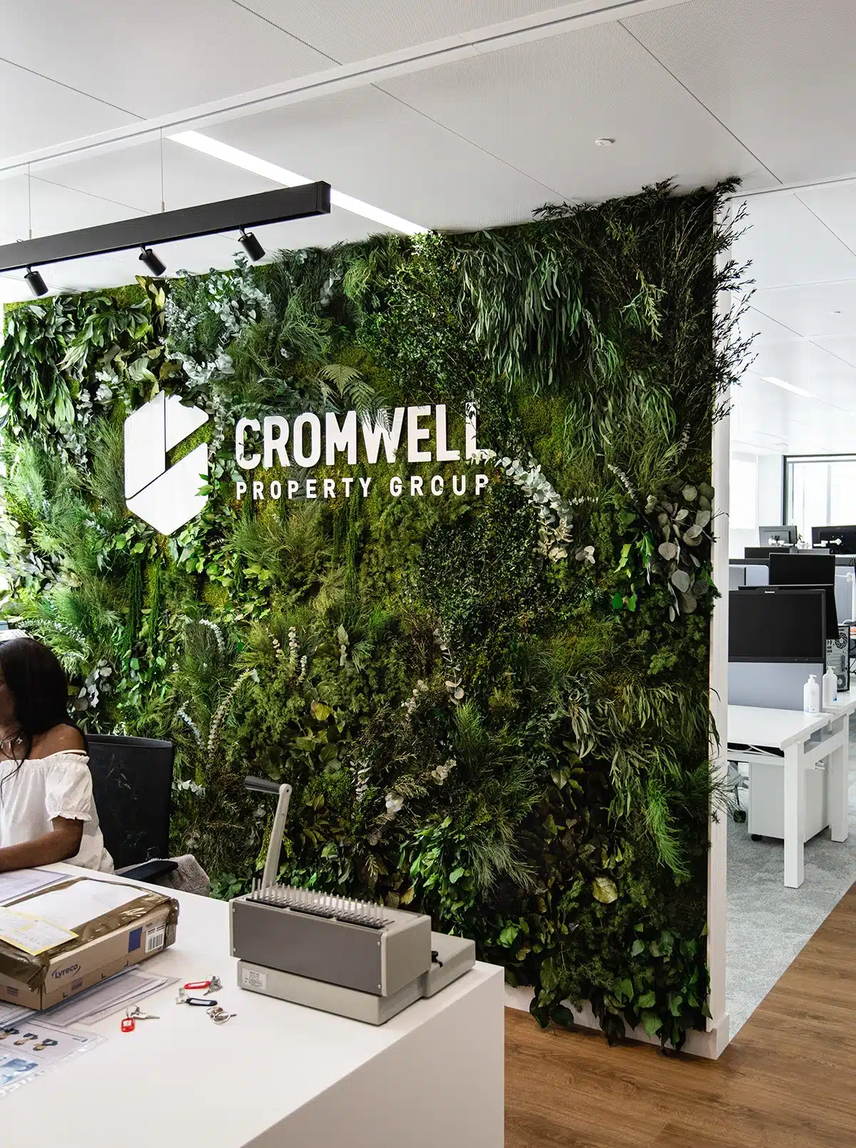 green wall, accoustic wall