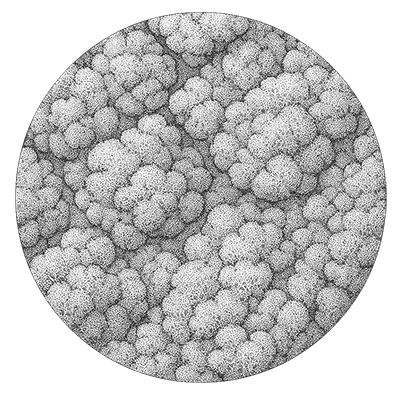 Model circular detaliat de texturi în vârtej.